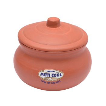 Earthen Clay Curd Pot With Cap Buy Clay Curd Pot Online