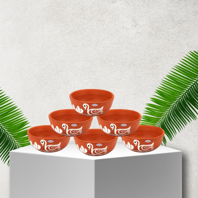 Earthen Clay Curd Pot with Cap Buy Clay Curd Pot Online