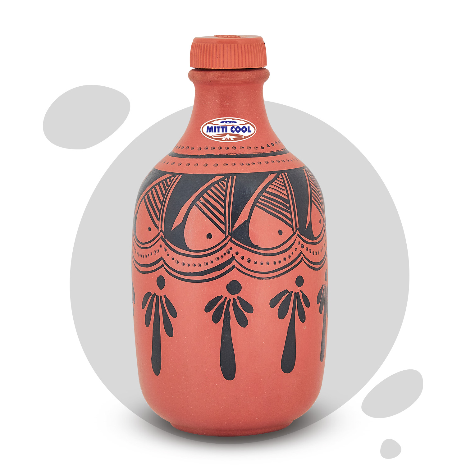 New Mitti Clay bottle Self cooled Bottle Great taste of water Good for health 