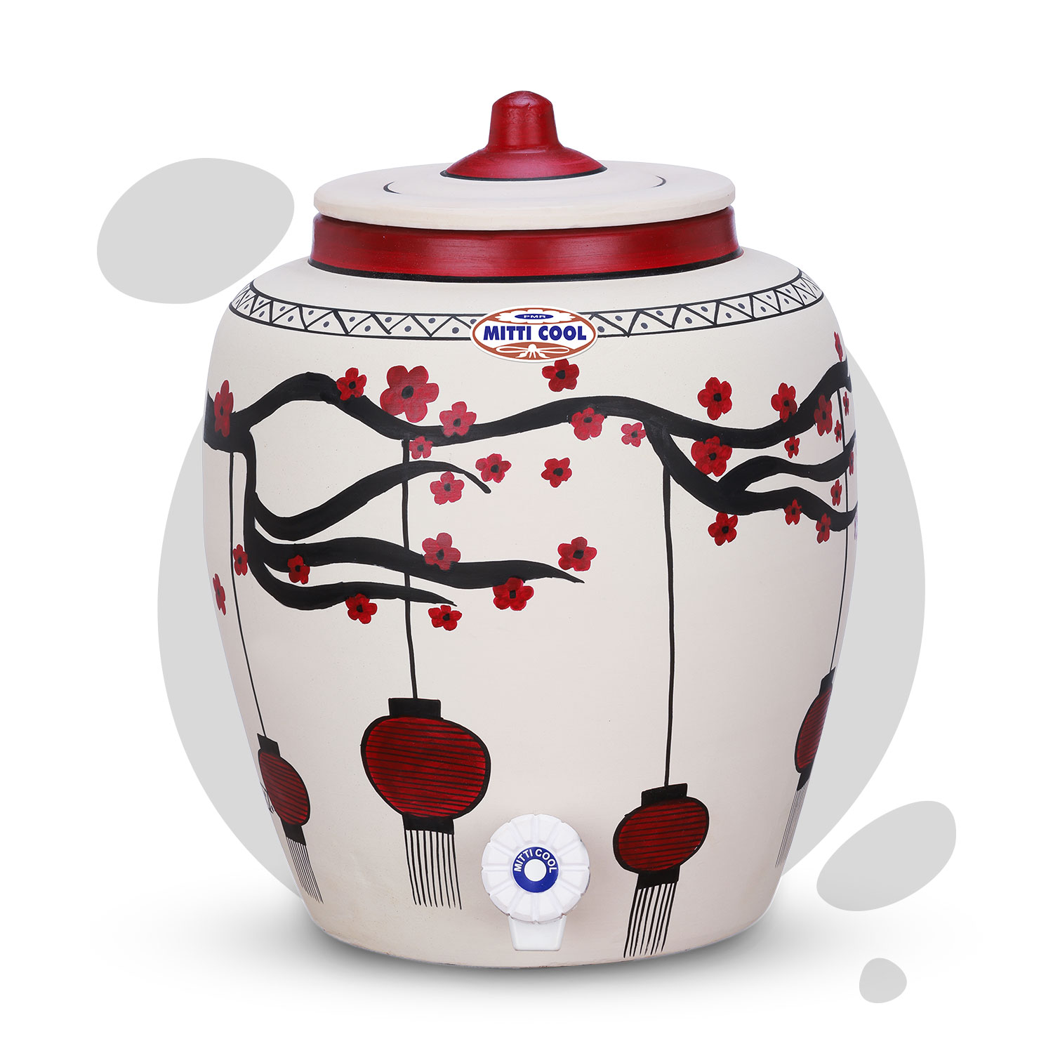 Clay Water Pot 11 Litres - Mitticool