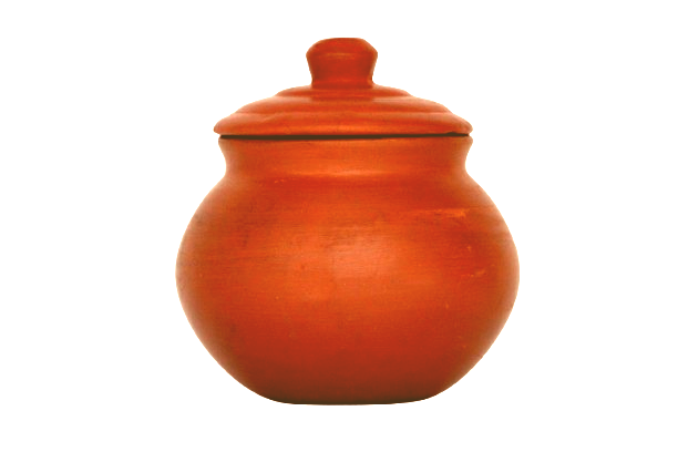 Clay Curd Pot with Cap 350 ML